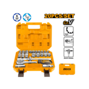 Набор головок 20 шт 1/2" Ingco HKTS12201,10-24мм