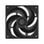 Вентилятор для корпуса ID-COOLING AS-120-K (120mm, 2000rpm, 58.0 CFM, 27.2 дБ, PWM 4-pin, black) (AS-120-K)
