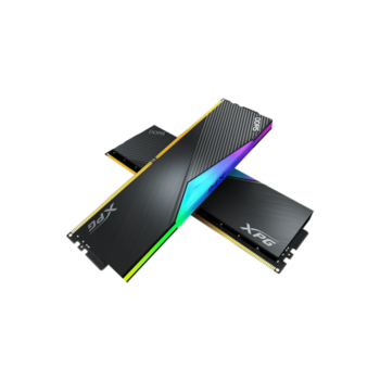 Память DIMM DDR5 32Gb (2x16Gb) PC57600 7200MHz CL34 ADATA XPG LANCER RGB (AX5U7200C3416G-DCLARBK)