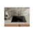Кухонная мойка RIVELATO RIVELATO Мойка BERKANA 50 1-чаш 560*430, монтаж: универсальный, материал: кварц, цвет: черный