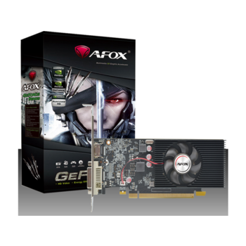 Видеокарта Видеокарта/ AF1030-2048D5L7 VGA AFOX NVIDIA Geforce GT1030 LP 2GB, GDDR5/64-bit, PCIe 3.0, 1xDVI-D, 1xHDMI 2.0, 1-slot