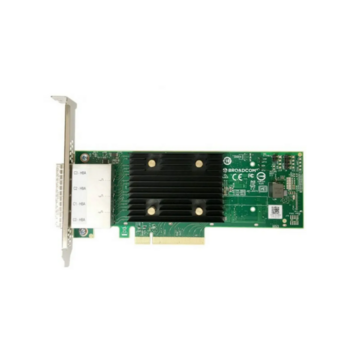 Контроллер Контроллер/ Broadcom 9500-16e HBA, Low Profile Bracket, FH (attached), PCIe Gen4 x8 LP, Tri-Mode SAS/SATA/NVMe 12G HBA, 16port(4*ext SFF8644), SAS3816