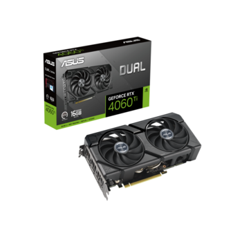 Видеокарта Видеокарта/ VGA ASUS NVIDIA GeForce DUAL-RTX4060TI-16G-EVO 90YV0JHA-M0NA00