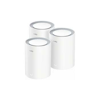 Wi-Fi Mesh-система Wi-Fi Mesh-система/ AX3000 Wi-Fi 6 Mesh 2.5G Solution 3-Pack, Dual-Band, Chipset MT7981BA+MT7976CN+RTL8221B, 802.11ax/ac/a/b/g/n, 2402Mbps at 5GHz + 574Mbps at 2.4GHz, 2.5G WAN+GE LAN, 5 internal antennas, MU-MIMO, DDNS, Zerotier/Wi