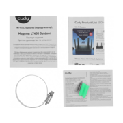 Точка доступа Точка доступа/ Outdoor 4G LTE N300 WiFi Router, Cat.4, 300Mbps Wi-Fi, build-in 4G LTE modem, lightning protection, IP65 Waterproof, 10/100M RJ45, 2 x Detachable 4G Antennas, 24V passive PoE adapter included, Zerotier/Wireguard/OpenVPN/IPSec/