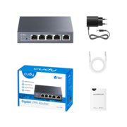 Маршрутизатор Маршрутизатор/ Gigabit Multi-WAN VPN Router, 1 GbE WAN, 1GbE LAN, 3 Configurable WAN/LAN, Load balancing, Link Backup, Zerotier/Wireguard/OpenVPN/IPSec/L2TP/PPTP VPN Server and Client, Zerotier, IPv6, TR069/098/TR181/TR111, DNS over Clou