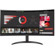 Монитор LG LCD 34WR50QK-B Монитор LG LCD 34WR50QK-B/ LG UltraWide 34WR50QK-B 34"Curved (1800R) VA monitor, 3440x1440, 300cd/m2, 21:9, 3000:1, 5мс (GtG), HDMIx2, DP, Headphone Out, 100Hz, 178/178, HDR 10, VESA (100x100 мм), sRGB 99%, внешний БП, Tilt, blac