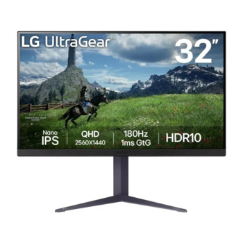 Монитор 27'' LG 27GS85Q-B Монитор 27'' LG 27GS85Q-B/ LG UltraGear 27GS85Q-B 27" Nano IPS monitor, 2560x1440, 400cd/m2, 16:9, 1мс(GtG), HDMIx2, DP, USB3.0x3, 180Hz (up to 200Hz), выход на наушники, 178/178, внешний БП, VESA 100x100mm, LTP, HAS 110mm, G-SYN