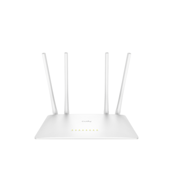 Маршрутизатор Маршрутизатор/ AC1200 Dual Band Wi-Fi Router, Chipset MediaTek, 802.11ac/a/b/g/n, 867Mbps at 5GHz + 300Mbps at 2.4GHz, 5 x10/100Mbps Ports, WiFi router/AP/ Repeater/WISP Mode,4 5dBi fixed antennas, WPA3, Guest network, WPS, DDNS, VPN Client