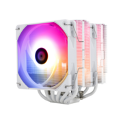 Кулер для процессора Кулер для процессора/ CPU Cooler Thermalright Peerless Assassin 120 White ARGB (4-pin PWM, 157mm, Ni/Cu, 6x6mm, ARGB, 2x120mm, 66.17CFM, 25.6dBA, 1550RPM, S: 1851, 1700, 1200, 115X, AM5, AM4, white)