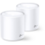 Deco X60(2-pack) AX3000 Домашняя Mesh Wi-Fi система, Wi-Fi 6, 2402 Мбит/с (4 потока) на 5 ГГц и 574 Мбит/с (2 потока) на 2,4 ГГц, 2 гигабитных порта на каждом модуле, поддержка OFDMA, MU-MIMO, бесшовный роуминг 802.11k/v/r (085599)