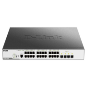 Коммутатор D-Link PROJ Managed L2 Switch 24x1000Base-T PoE, 4x10GBase-X SFP+, PoE Budget 370W, Surge 6KV, CLI, RJ45 Console, RPS, Dying Gasp