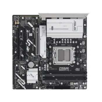 Материнская плата Asus PRIME B840M-A-CSM SocketAM5 AMD B840 4xDDR5 mATX AC`97 8ch(7.1) 2.5Gg RAID+VGA+HDMI+DP