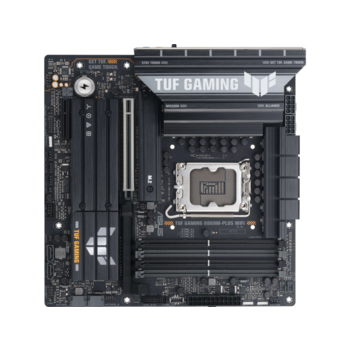Материнская плата Asus TUF GAMING B860M-PLUS WIFI Soc-1851 Intel B860 4xDDR5 mATX AC`97 8ch(7.1) 2.5Gg RAID+HDMI+DP