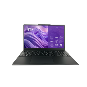 Ноутбук Ноутбук/ HIPER Workbook I151 15.6"(1920x1080 IPS)/Intel Core i3 1215U(1.2Ghz)/16384Mb/512SSDGb/noDVD/Int:Intel UHD Graphics/Cam/BT/WiFi/51.3WHr/war 1y/1.7kg/Black/Win11Pro