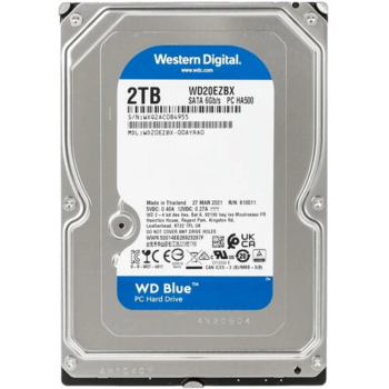 Жесткий диск WD Blue WD20EZBX, 2ТБ, HDD, SATA III, 3.5"