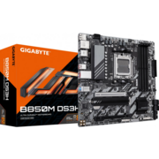 Материнская плата GIGABYTE B850M DS3H, AM5, B850, 4*DDR5, 4*SATA, 2*M.2, 3*USB 3.2, 4*USB 2.0, Type-C, 1*PCIx16, 1*PCIx1, 2*DP+HDMI, mATX