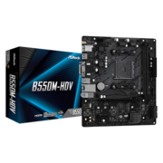 ASROCK B550M-HDV, AM4, B550, 2*DDR4, 4*SATA, 1*M.2, 4*USB 3.2, 2*USB 2.0, 3*PCIx16, 1*PCIx1, D-Sub+HDMI+DVI, mATX 	