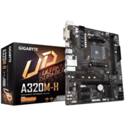 Gigabyte GA-A320M-H(Rev1.2/ Rev2.0 / Rev3.0/ Rev3.1) RTL{AMD A320,2xDDR4-2667,DVI-D+HDMI, 1xPCI-Ex16, 4xSATA3(RAID 0/1/10), 1xM.2, 8 Ch Audio, GLan,(2+4)xUSB2.0,(4+2)xUSB3.1, 2xPS/2, mATX,Socket AM4}