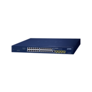 коммутатор коммутатор/ PLANET GS-4210-24T4S IPv4/IPv6, 24-Port 10/100/1000T + 4-Port 100/1000X SFP L2/L4 SNMP Manageable Gigabit Ethernet Switch(supports ERPS Ring, CloudViewer app, MQTT and Cybersecurity feature)