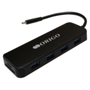 Док-станция ORIGO Док-станция USB-C, 4xUSB 3.0, 1xUSB-C/PD 3.0, 1x1000Base-T, 1xHDMI, 1xVGA, слот SD/TF/microSD, 1x3,5мм TRRS