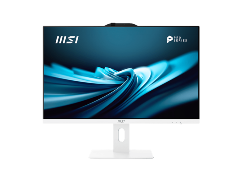 Моноблок MSI Pro AP272P 14M AiO 27" FHD (1920x1080)IPS AG Non-touch, Core i3-14100 (3.5GHz), 8Gb DDR5(1x8Gb), 512GB SSD M.2, Intel UHD, WiFi, BT,camera, WirelessKB&mouse Eng/Rus,No OS,1y war-ty, White