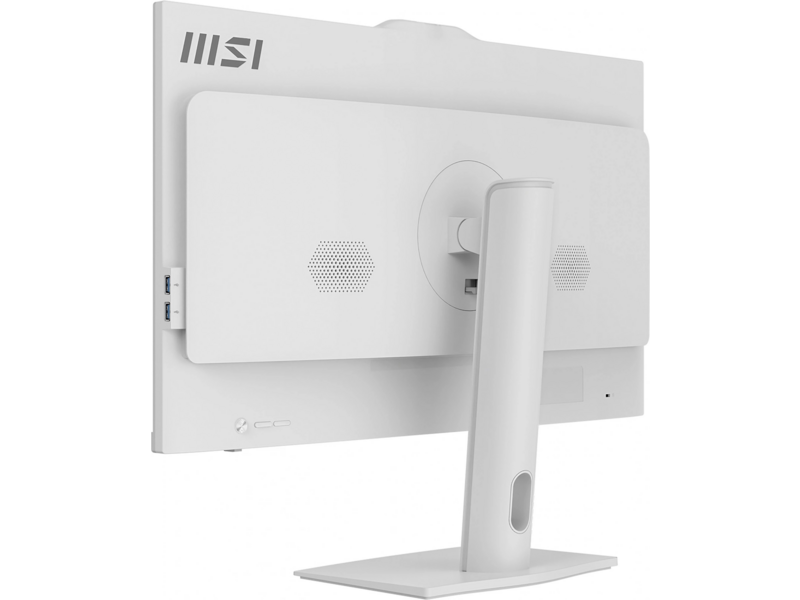 Моноблок MSI Pro AP272P 14M AiO 27" FHD (1920x1080)IPS AG Non-touch, Core i3-14100 (3.5GHz), 8Gb DDR5(1x8Gb), 512GB SSD M.2, Intel UHD, WiFi, BT,camera, WirelessKB&mouse Eng/Rus,No OS,1y war-ty, White