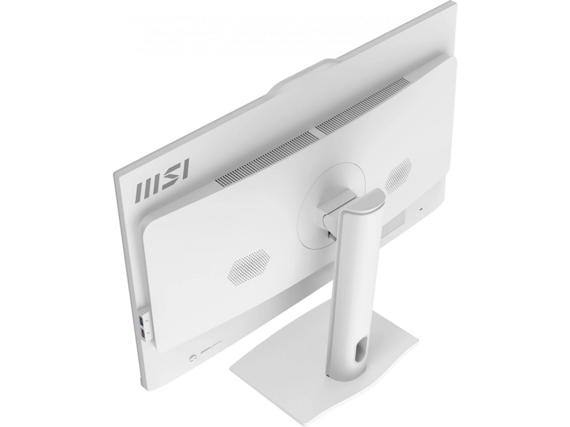 Моноблок MSI Pro AP272P 14M AiO 27" FHD (1920x1080)IPS AG Non-touch, Core i3-14100 (3.5GHz), 8Gb DDR5(1x8Gb), 512GB SSD M.2, Intel UHD, WiFi, BT,camera, WirelessKB&mouse Eng/Rus,No OS,1y war-ty, White