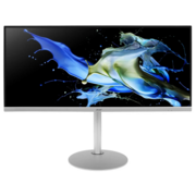 Монитор Монитор/ ACER CB342CUsemiphuzx 34'', ZeroFrame, Silver, 21:9, IPS, 3440x1440, 1 / 4ms, 400cd, 75Hz, 1xHDMI(2.0) + 1xDP(1.2) + 1xType-C(65W) + RJ45 + Audio out + USB 3.0x2+USB-B (2up 2down), Speakers 3Wx2, sync FreeSync, HDR 400, H.Adj. 150