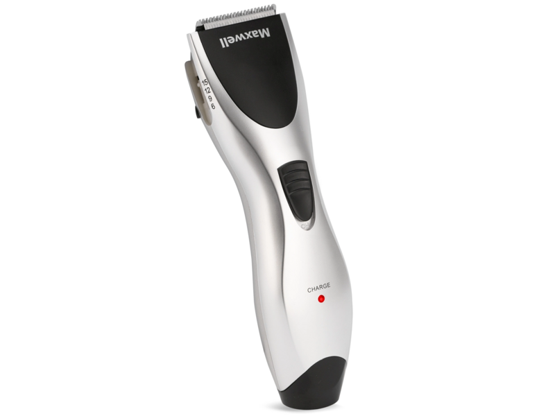 Машинка для стрижки Maxwell MW-2103 серебристый (насадок в компл:1шт)