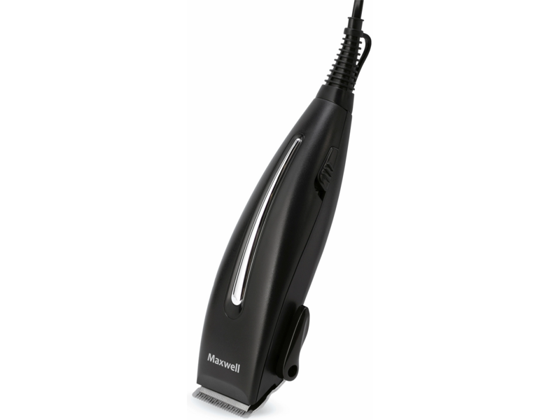 Машинка для стрижки Maxwell MW-2112 черный 15Вт (насадок в компл:4шт)