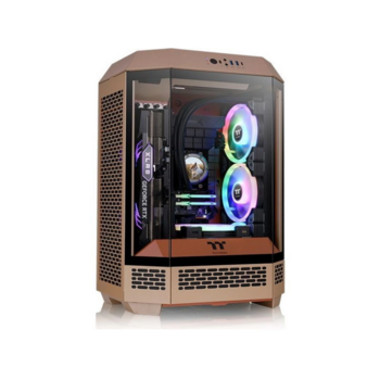 Корпус Thermaltake The Tower 300 Gravel Send коричневый без БП mATX 8x120mm 6x140mm 2xUSB3.0 audio bott PSU