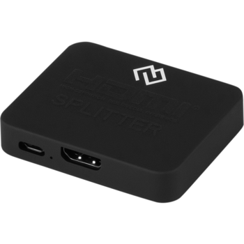 Сплиттер аудио-видео Digma DHSP-v1.4x2PS HDMI (f)/2хHDMI (f) черный