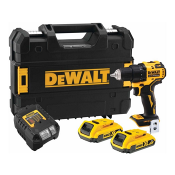 Дрель-шуруповерт DeWalt DCD708D2T-QW 340Вт аккум. патрон:быстрозажимной (кейс в комплекте)