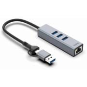 Сетевой адаптер Gigabit Ethernet Digma DLA-GEUCH3 USB 3.0