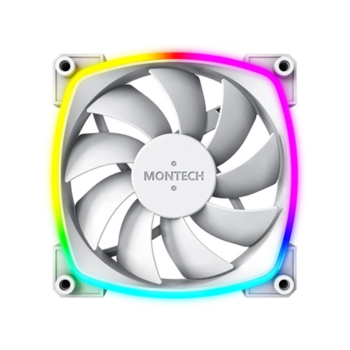 Вентилятор для корпуса Montech AX120 ARGB 120х120x25 белый 4-pin 27дБ (AX120 PWM WHITE) Ret
