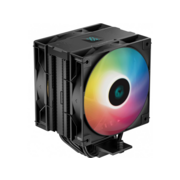 Устройство охлаждения(кулер) Deepcool AG400 Digital Plus ARGB Soc-AM5/AM4/1200/1700/1851 черный 4-pin 31.6dB Al+Cu LCD 220W 773gr Ret (R-AG400-BKADMP-G-1)