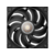 Вентилятор для корпуса Deepcool FT12 (120mm, 2150rpm, 75 CFM, 32 дБ, PWM 4-pin, black) (R-FT12-BKWPN1-G)