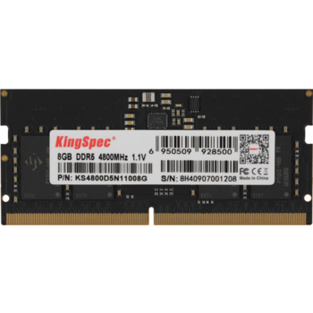 Память DDR5 8GB 4800MHz Kingspec KS4800D5N11008G RTL PC5-38400 CL40 SO-DIMM 288-pin 1.1В single rank Ret