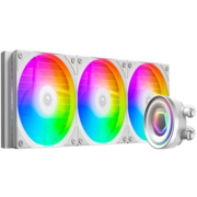 Система водяного охлаждения ID-Cooling FX360 Inf ARGB Soc-AM5/AM4/1200/1700/1851 белый 4-pin 27.2dB Al+Cu 350W Ret (FX360 INF WHITE)