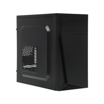 Корпус LinkWorld VC-13M071 М0 черный без БП mATX 1x80mm 1x120mm 2xUSB2.0 audio