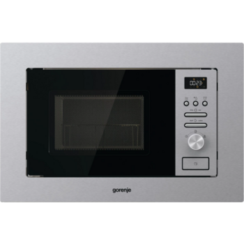 Микроволновая печь Gorenje BMI201AG1X 20л. 800Вт нержавеющая сталь/черный (встраиваемая)