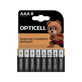 Батарея Opticell Basic LR03 AAA (8шт) блистер