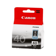 Картридж струйный Canon PG-40BK 0615B001 черный (400стр.) для Canon FAX-JX200, FAX-JX500; PIXMA IP1200, IP1700, IP2200, IP6210, MP140, MP150, MP160, MP170, MP180, MP190, MP210, MP220, MP450, MP460, MP470, MX300, MX310, iP1300, iP1600, iP1800, iP1900, iP25