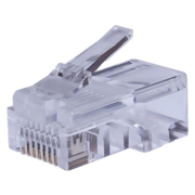 Коннектор Suprlan (10-0209-1) UTP кат.5E RJ45 прозрачный (упак.:10шт)