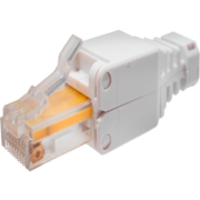 Коннектор Suprlan (10-0218-1) UTP кат.5E RJ45 с защитным колпачком серый