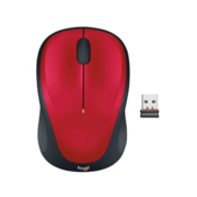 Мышь Logitech M235 красный/черный оптическая 1000dpi беспров. USB для ноутбука 2but (910-007130)