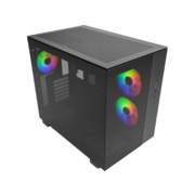 Корпус Montech King 65 PRO черный без БП ATX 8x120mm 6x140mm 2xUSB3.0 audio bott PSU