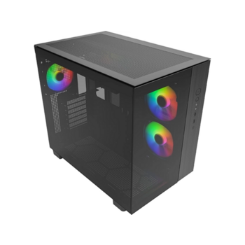 Корпус Montech King 65 PRO черный без БП ATX 8x120mm 6x140mm 2xUSB3.0 audio bott PSU