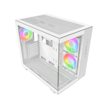 Корпус Montech King 65 PRO белый без БП ATX 8x120mm 6x140mm 2xUSB3.0 audio bott PSU